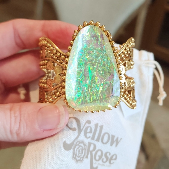 Kendra Scott Yellow Rose Abena Bracelet - Picture 1 of 5